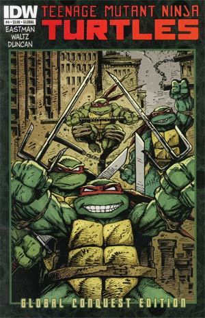 Teenage Mutant Ninja Turtles Vol 5 #4 Cover E Global Conquest Edition