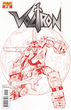 Voltron #2 Cover D Incentive Sean Chen Fiery Red Cover