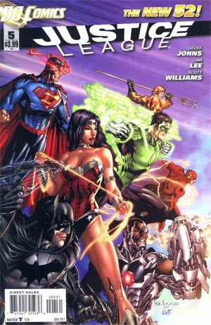 Justice League Vol 2 #5 Incentive E-Bas Variant Cover