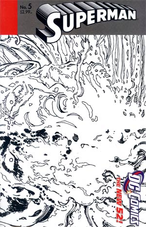 Superman Vol 4 #5 Incentive George Perez Sketch Cover