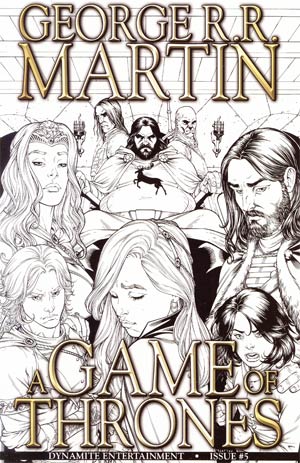 Game Of Thrones #5 Cover B Incentive Mike Miller Black & White Cover