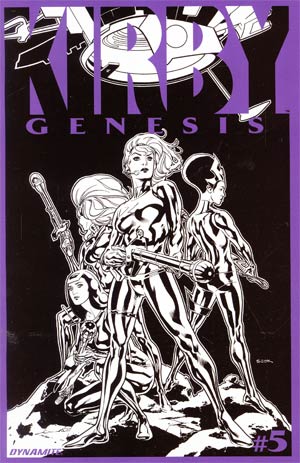 Kirby Genesis #5 Cover C Incentive Ryan Sook Black & White Cover