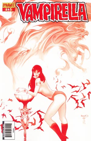 Vampirella Vol 4 #13 Incentive Paul Renaud Blood Red Cover