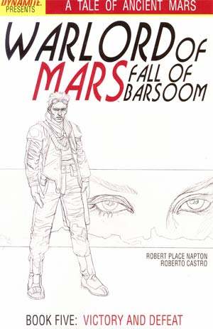 Warlord Of Mars Fall Of Barsoom #5 Incentive Joe Jusko Sketch Cover