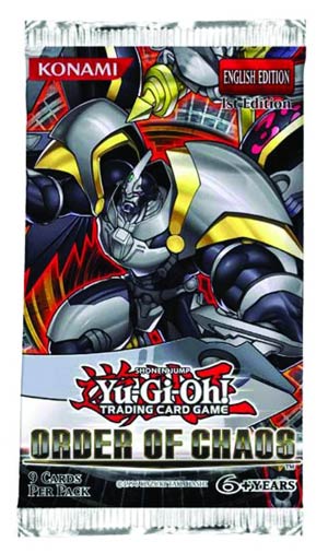 Yu-Gi-Oh Order Of Chaos Booster Display
