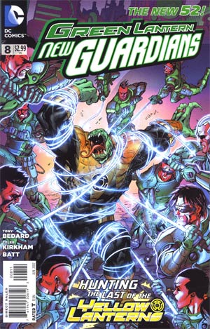 Green Lantern New Guardians #8 Cover A Regular Tyler Kirkham Cover