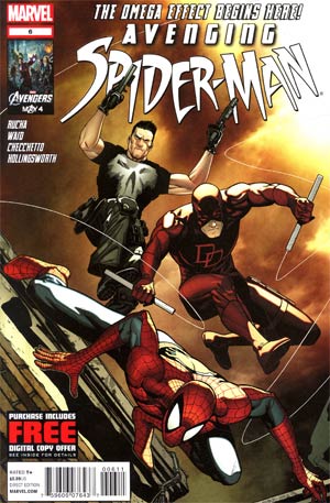 Avenging Spider-Man #6 Cover A 1st Ptg Regular Steve McNiven Cover (The Omega Effect Part 1)