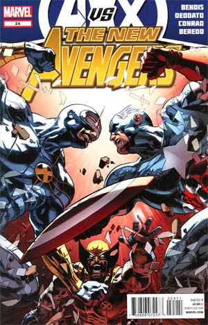 New Avengers Vol 2 #24 Cover A 1st Ptg Regular Mike Deodato Jr Cover (Avengers vs X-Men Tie-In)