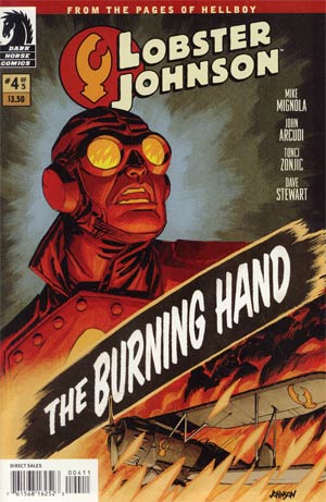 Lobster Johnson The Burning Hand #4 Regular Dave Johnson Cover