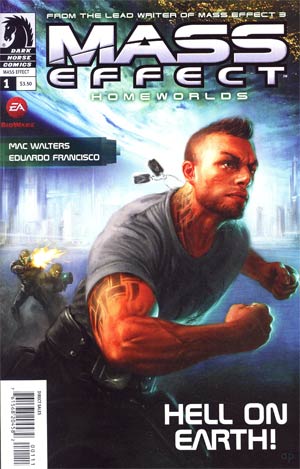 Mass Effect Homeworlds #1 Regular Anthony Palumbo Cover