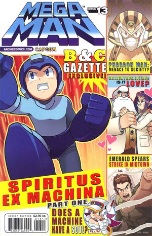 Mega Man Vol 2 #13 Regular Patrick Spaz Spaziante Cover