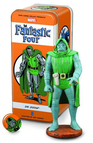 Classic Marvel Characters Fantastic Four #5 Dr Doom Mini Statue