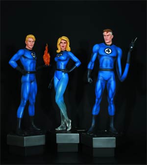 Fantastic Four 3-Pack Statue By Bowen