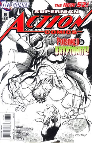 Action Comics Vol 2 #6 Cover E Incentive Andy Kubert Sketch Cover