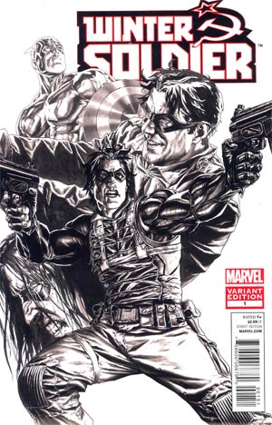 Winter Soldier #1 Cover D Incentive Lee Bermejo Sketch Cover (Shattered Heroes Tie-In)