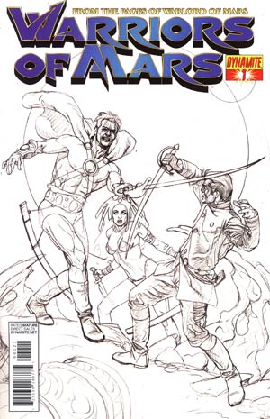 Warriors Of Mars #1 Incentive Joe Jusko Sketch Cover