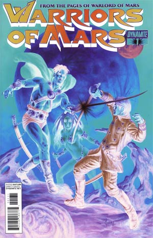 Warriors Of Mars #1 Incentive Joe Jusko Negative Art Cover