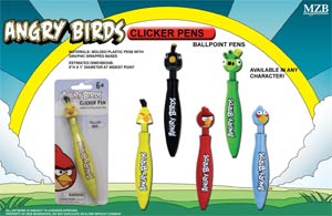 Angry Birds Clicker Pen - Black Bird