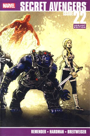 Secret Avengers #22 Incentive Gabriel Hardman Variant Cover