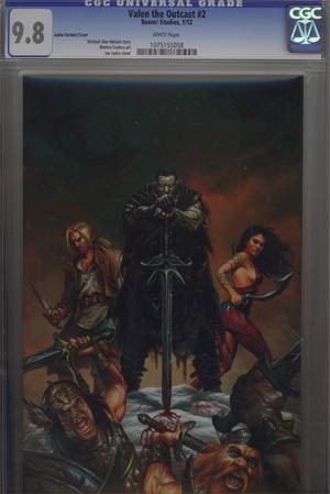 Valen The Outcast #2 Cover F Incentive Joe Jusko Virgin Variant Cover CGC 9.8