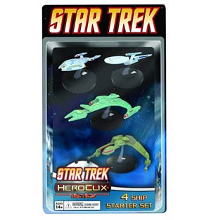 Star Trek HeroClix Tactics 4-Ship Starter Set