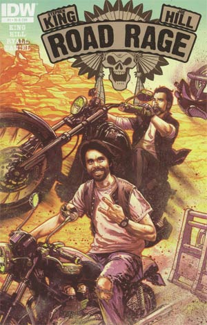 Stephen King Joe Hill Road Rage #1 Incentive Stephen King & Joe Hill Motorcycle Road Trip Variant Cover