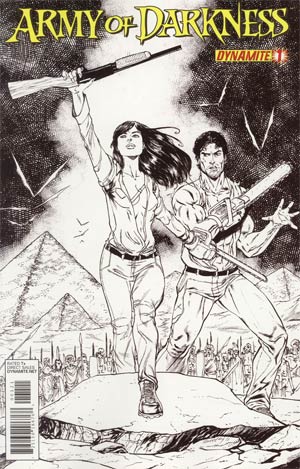 Army Of Darkness Vol 3 #1 Cover C Incentive Tim Seeley Black & White Cover