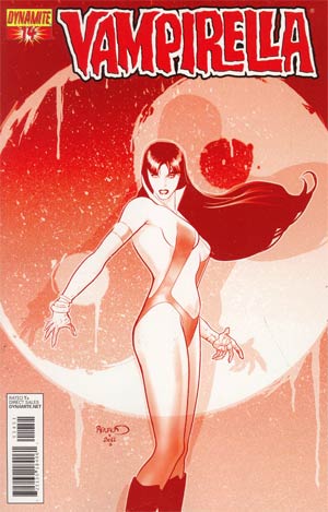 Vampirella Vol 4 #14 Incentive Paul Renaud Blood Red Cover