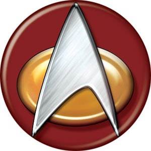 Star Trek The Next Generation Comm Badge Button (81345)