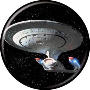 Star Trek The Next Generation Enterprise D Button (81342)