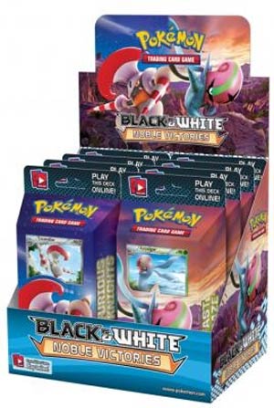 Pokemon Black & White Noble Victories Theme Deck Display