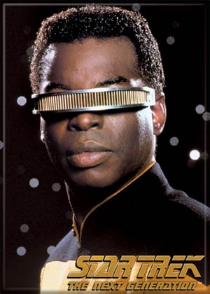 Star Trek The Next Generation Geordi LaForge Photo Magnet (20412ST)