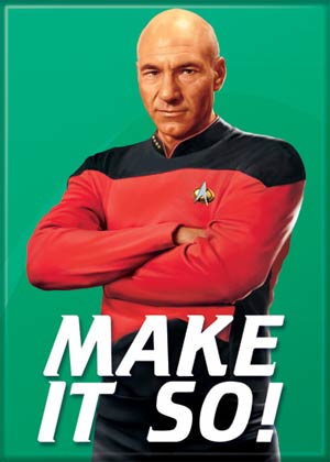 Star Trek The Next Generation Make It So Photo Magnet (20493ST)