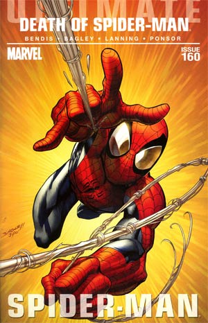 Ultimate Comics Spider-Man #160 Cover B 1st Ptg Regular Mark Bagley Cover Without Polybag (Death Of Spider-Man Tie-In)
