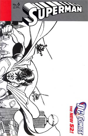 Superman Vol 4 #6 Incentive George Perez Sketch Cover