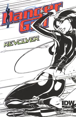 Danger Girl Revolver #2 Cover C Incentive J Scott Campbell Sketch Cover