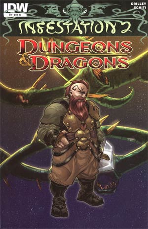 Infestation 2 Dungeons & Dragons #2 Incentive Tentacle Attack Interconnected Variant Cover