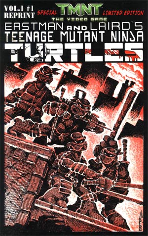 Teenage Mutant Ninja Turtles #1 Cover H TMNT Video Game Reprint