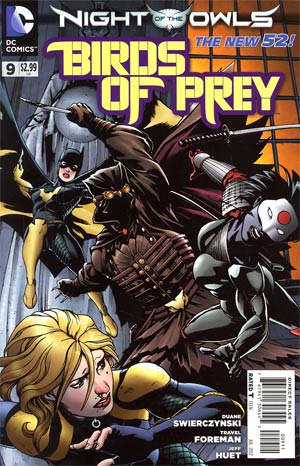 Birds Of Prey Vol 3 #9 (Night Of The Owls Tie-In)