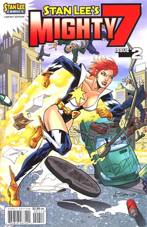 Stan Lees Mighty 7 #2 Cover B Variant Alex Saviuk Cover