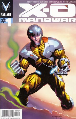 X-O Manowar Vol 3 #1 Cover B Variant Cary Nord Pullbox Cover