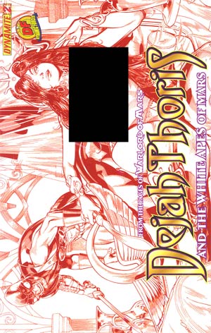 Dejah Thoris And The White Apes Of Mars #2 DF Exclusive Risque Red Cover
