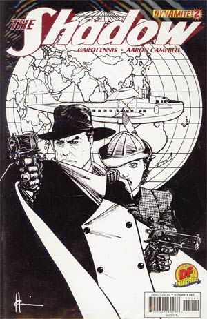 Shadow Vol 5 #2 Cover J DF Exclusive Howard Chaykin Pure Line Art Cover