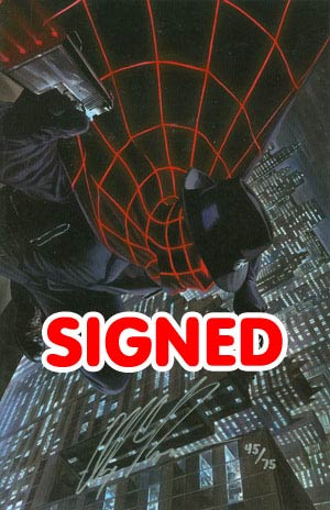 Spider #1 DF Exclusive Alex Ross Virgin Cover Signed By Alex Ross