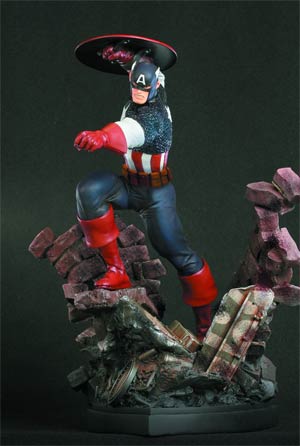 Captain America Action Statue By Bowen