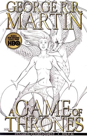 Game Of Thrones #6 Cover B Incentive Mike Miller Black & White Cover