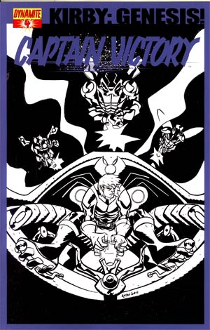 Kirby Genesis Captain Victory #4 Cover D Incentive Michael Avon Oeming Black & White Cover