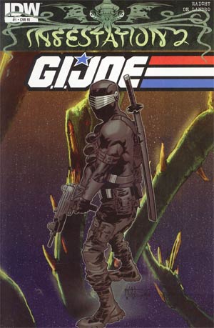 Infestation 2 GI Joe #1 Cover C Incentive Tentacle Attack Interconnected Variant Cover