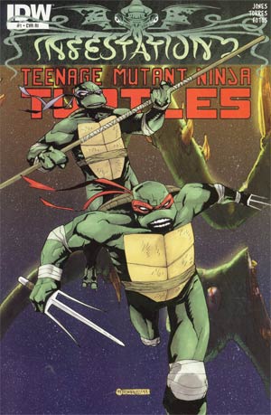 Infestation 2 Teenage Mutant Ninja Turtles #1 Cover C Incentive Tentacle Attack Interconnected Variant Cover
