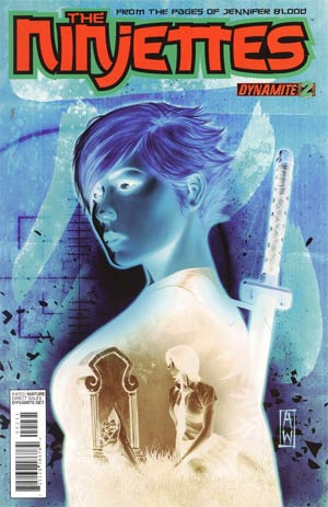 Garth Ennis Ninjettes #2 Incentive Admira Wijaya Negative Art Cover